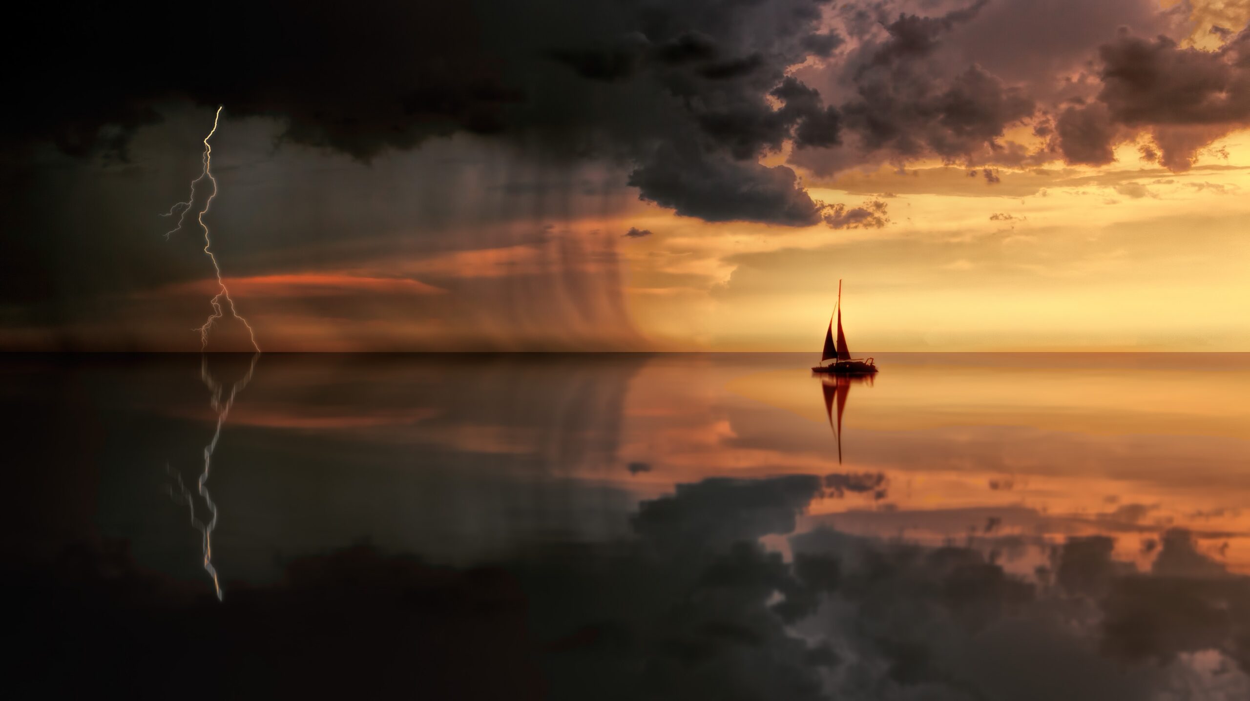 Ocean-boat-jplenio-sunset-3087790 light penetrating ocean depths