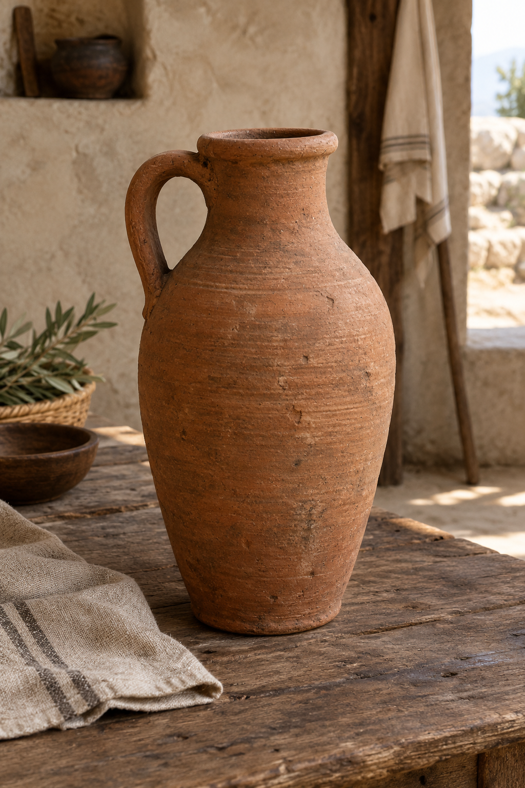 Clay pot at the time of Paul